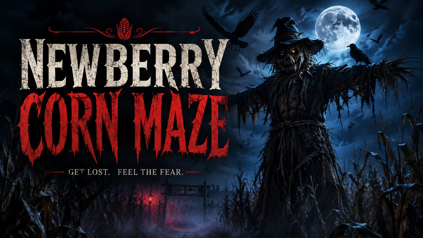 Newberry Corn Maze 2026 haunted season